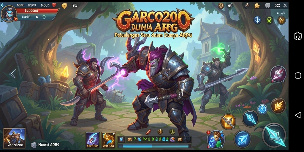 Screenshot gameplay GARCO200 menampilkan aksi seru dan karakter yang menarik.