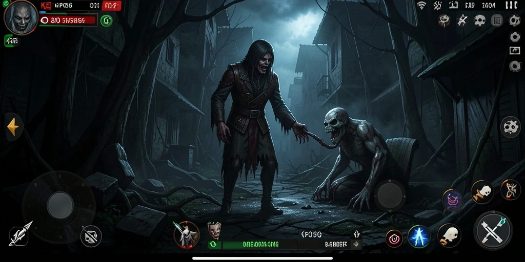 Tampilan gameplay menegangkan di dunia kegelapan KEPO66.