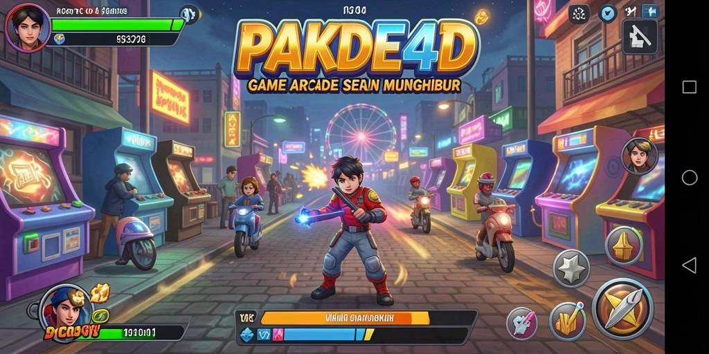 Tampilan gameplay PAKDE4D yang seru dan menantang.