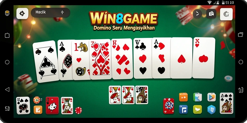 Tampilan gameplay seru dalam WIN8GAME yang memukau.